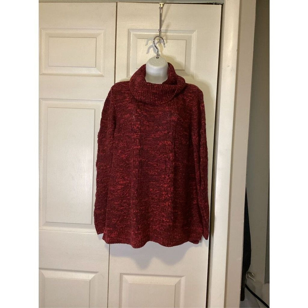 Christopher & Banks Burgundy Sweater